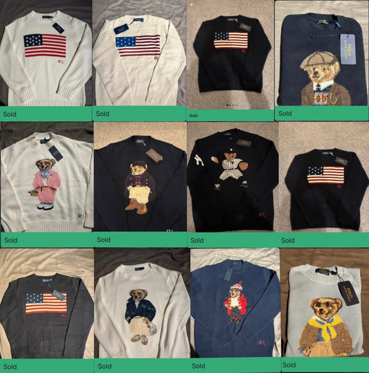 Bear Jumper/Sweatshirt Supplier